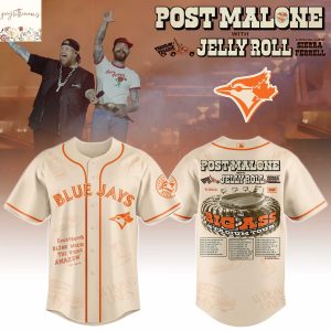 Blue Jays x Post Malone Everybody Blind When The View Amzin Baseball Jersey