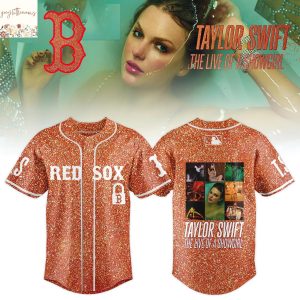 Boston Red Sox Taylor Swift The Life Of A Showgirl Album 2025 Baseball Jersey