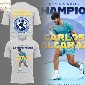 Carlos Alcaraz Champion Cincinnati Open 3D T-Shirt