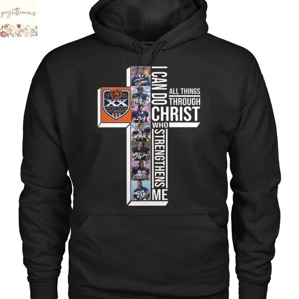 Chicago Bears 1985 XX Super Bowl Champions Signature Unisex T-Shirt