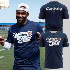 Chicago Bears Celebrating Women And Girls In Sports 3D T-Shirt