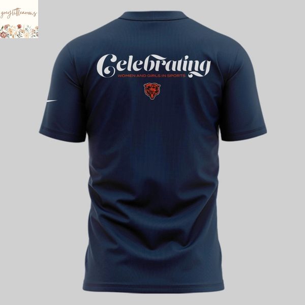 Chicago Bears Celebrating Women And Girls In Sports 3D T-Shirt
