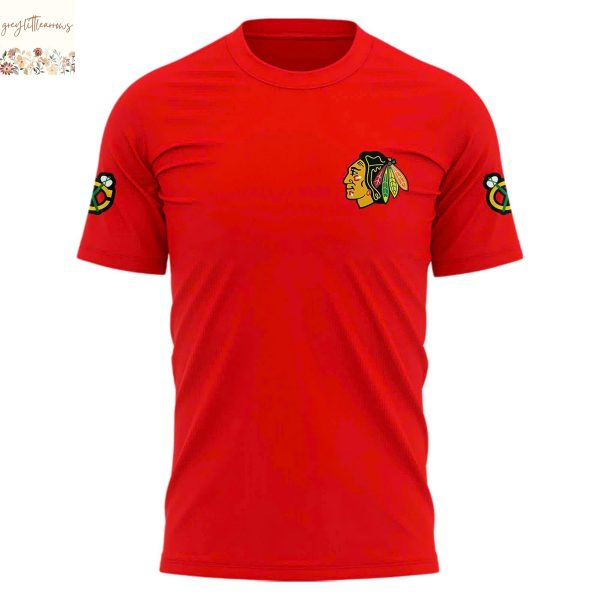 Chicago Blackhawks 100th Anniversary 1926-2026 3D T-Shirt