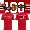 Chicago Blackhawks 100th Anniversary 1926-2026 3D T-Shirt