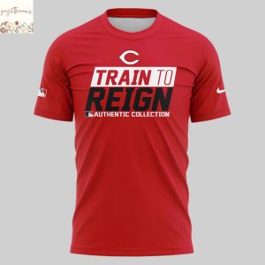 Cincinnati Reds Train To Reign 2025 3D T-Shirt