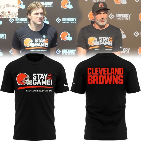 Cleveland Browns Stay In The Game 3D T-Shirt