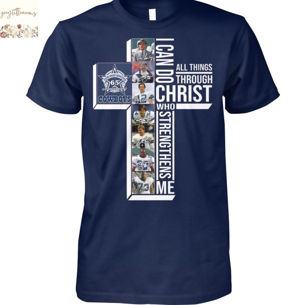 Dallas Cowboys 65th Anniversary Signature Unisex T-Shirt