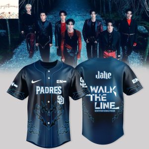 ENHYPEN ?Walk The Line? Jake San Diego Padres Baseball Jersey
