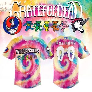 Fayetteville Woodpeckers x Grateful Dead Baseball Jersey