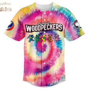 Fayetteville Woodpeckers x Grateful Dead Baseball Jersey