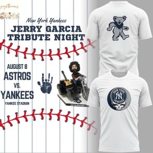 Grateful Dead x NY Yankees 3D T-Shirt – White
