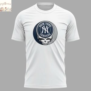Grateful Dead x NY Yankees 3D T-Shirt – White