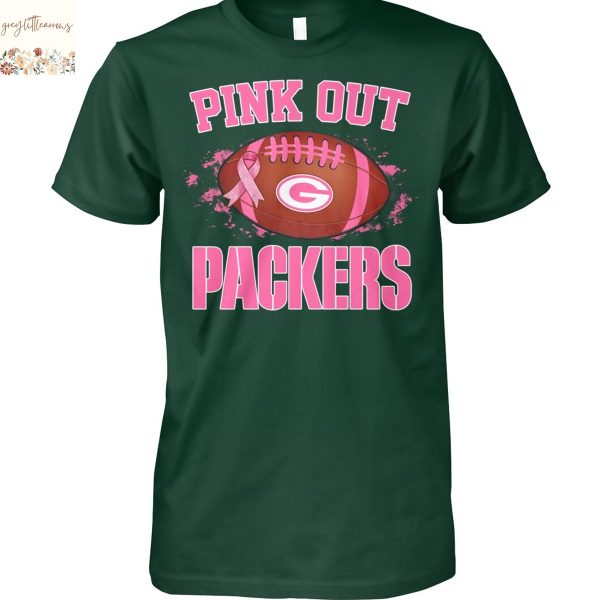Green Bay Packers Pink Out Unisex T-Shirt