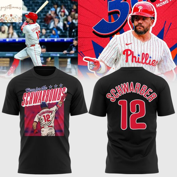 Here For The Kyle Schwarber Philadelphia Phillies 3D T-Shirt