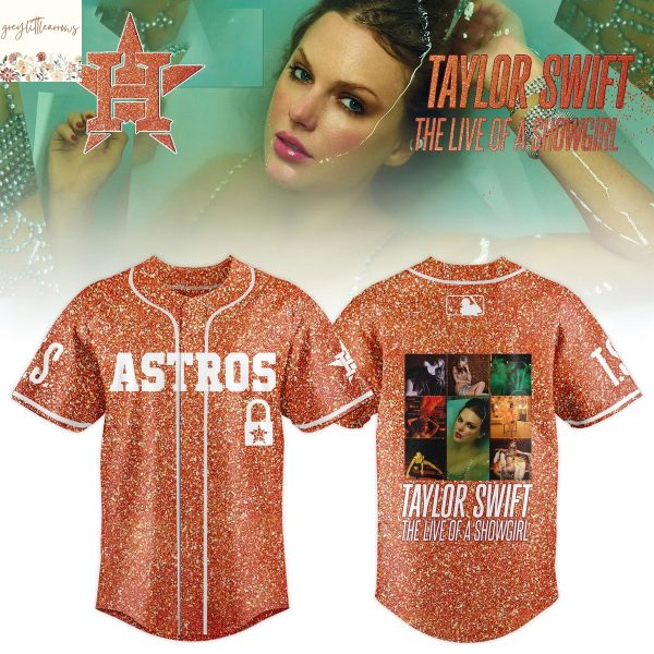 Houston Astros Taylor Swift The Life Of A Showgirl Album 2025 Baseball Jersey