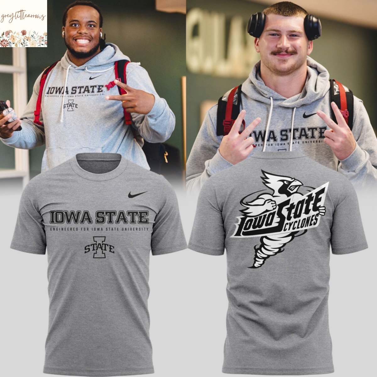 Iowa State Cyclones Football 2025 3D T-Shirt Iowa State Cyclones Football 2025 3D T-Shirt