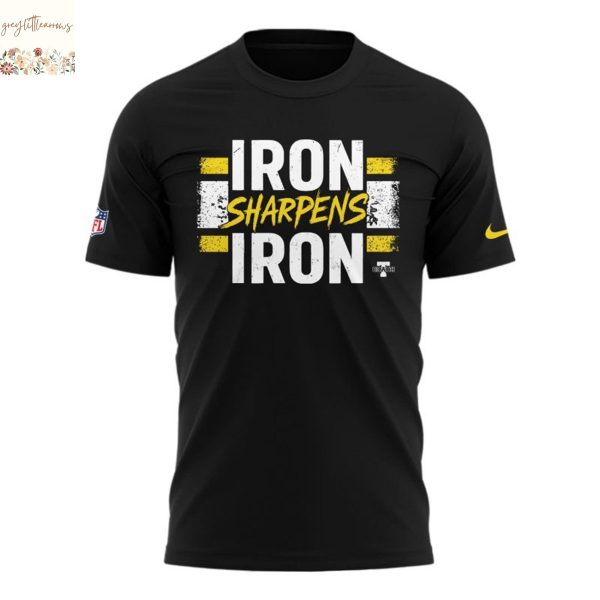 Iron Sharpens Iron Pittsburgh Steelers Design 3D T-Shirt