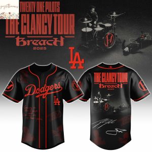 LAD x Twenty One Pilots The Clancy World Tour Baseball Jersey