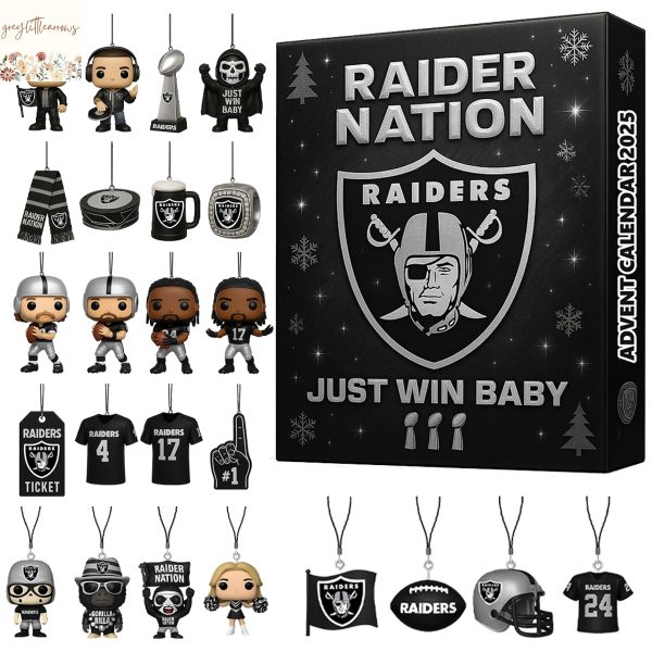 Las Vegas Raiders Just Win Baby Advent Calendar 2025