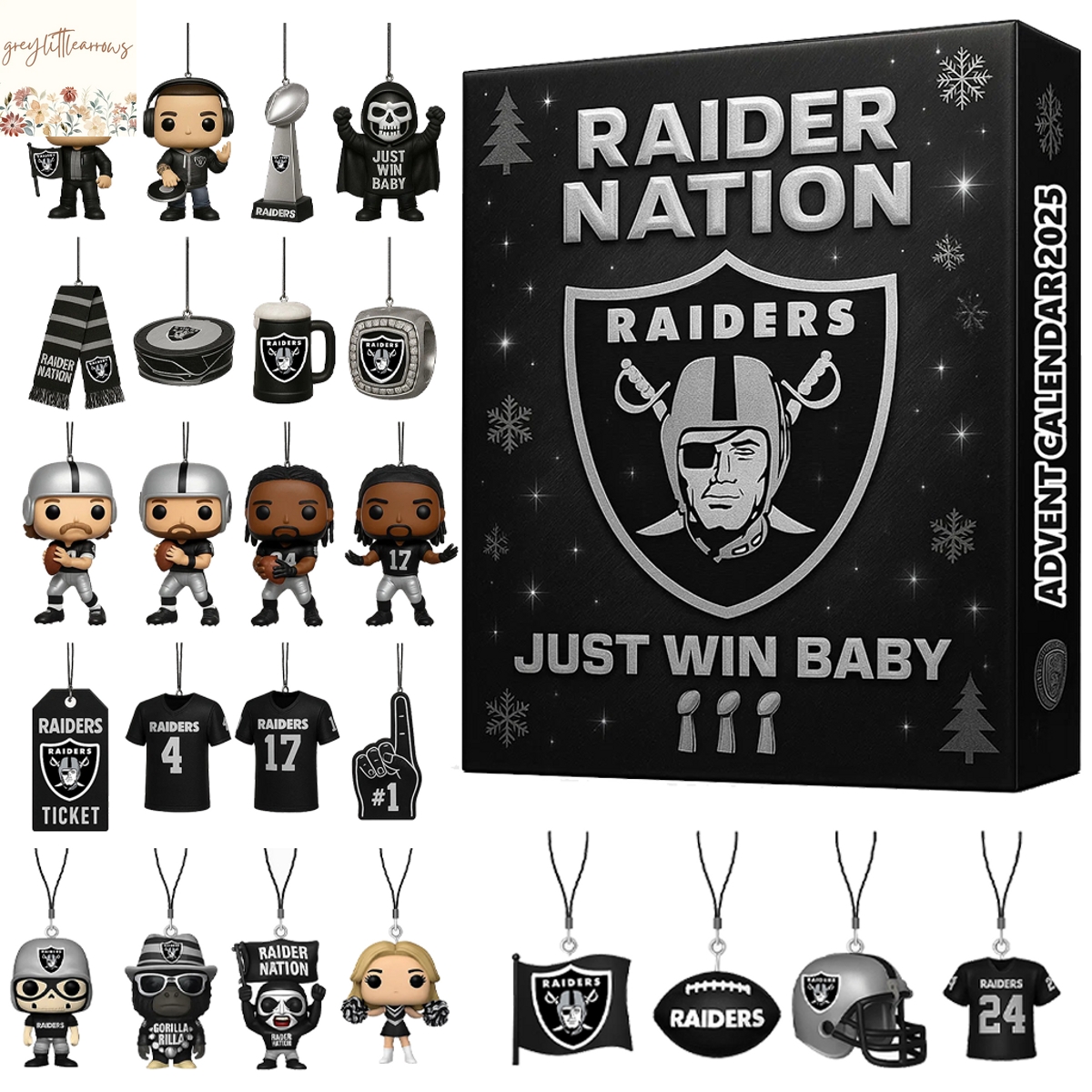 Las Vegas Raiders Just Win Baby Advent Calendar 2025 Las Vegas Raiders Just Win Baby Advent Calendar 2025