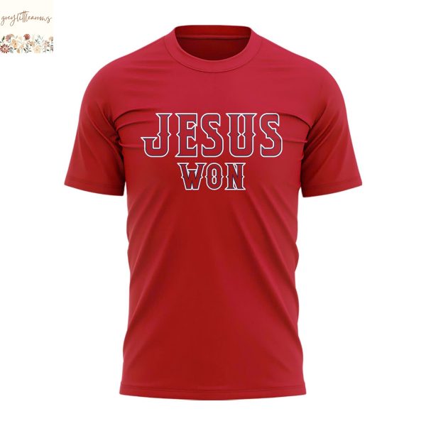 Los Angeles Angels Jesus Won 2025 Design 3D T-Shirt