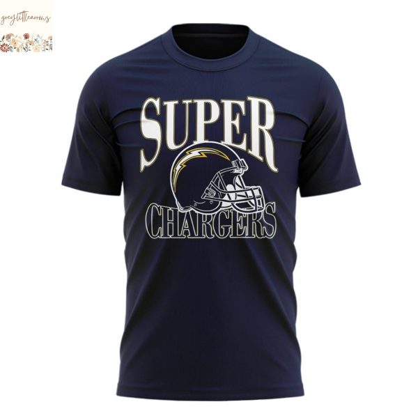 Los Angeles Chargers Super Chargers 2025 3D T-Shirt