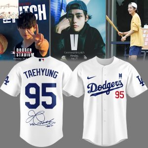 Los Angeles Dodgers x V BTS Signature 2025 Baseball Jersey