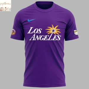Los Angeles Sparks Kitty Purple 3D T-Shirt
