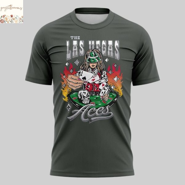 Lucky Las Vegas Aces Vintage 3D T-Shirt