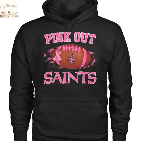 New Orleans Saints Pink Out Unisex T-Shirt