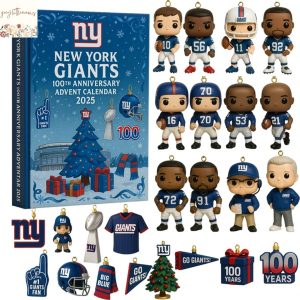 New York Giants 100th Anniversary Advent Calendar 2025
