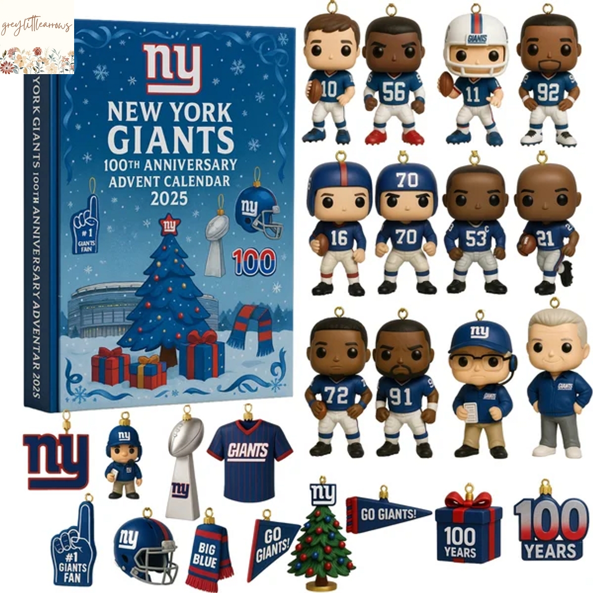 New York Giants 100th Anniversary Advent Calendar 2025 New York Giants 100th Anniversary Advent Calendar 2025