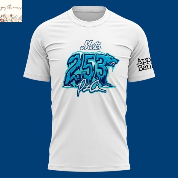 New York Mets Pete Alonso Home Run Record 3D T-Shirt
