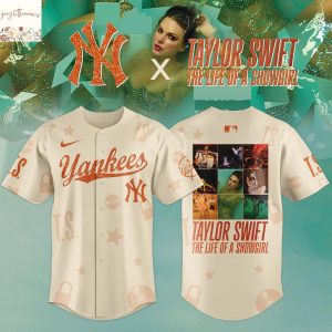 New York Yankees Taylor Swift The Life Of A Showgirl Album 2025 Baseball Jersey