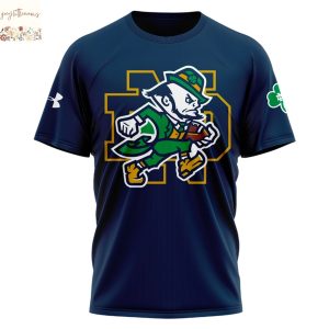 Notre Dame Fighting Irish Football The Fighting Irish 2025 3D T-Shirt – Blue