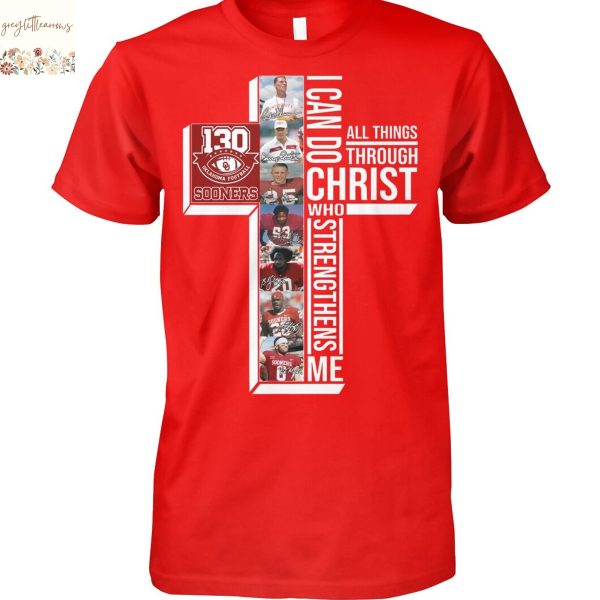 Oklahoma Sooners 130 Years Signature Unisex T-Shirt