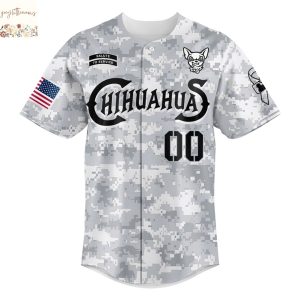 Personalized El Paso Chihuahuas Military Appreciation Night 2025 Baseball Jersey