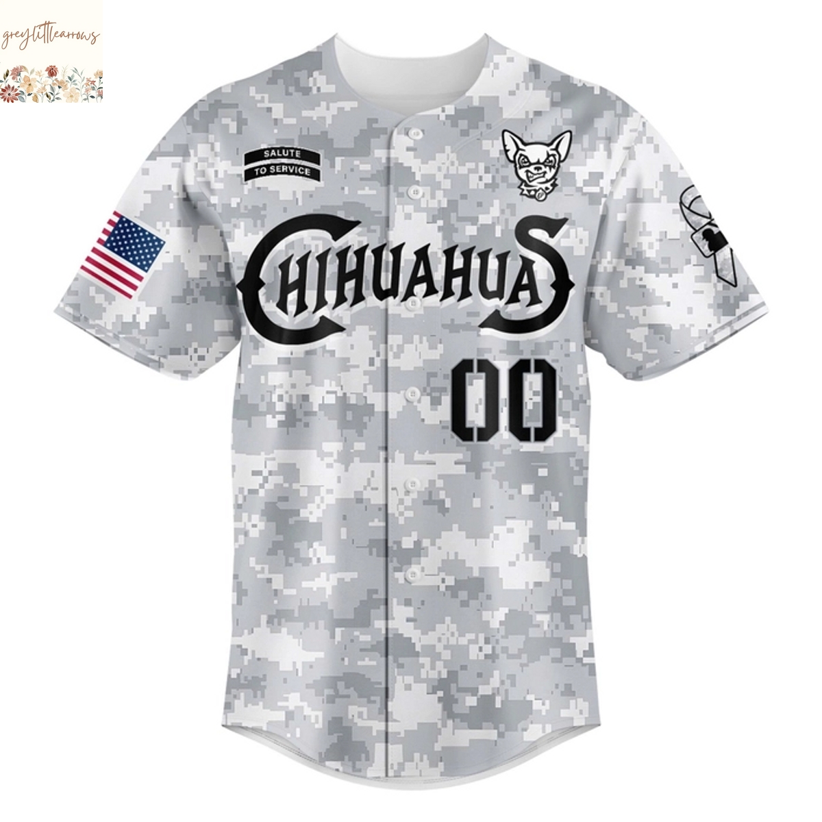 Personalized El Paso Chihuahuas Military Appreciation Night 2025 Baseball Jersey Personalized El Paso Chihuahuas Military Appreciation Night 2025 Baseball Jersey
