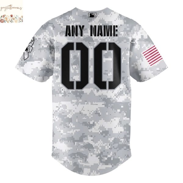 Personalized Fayetteville Woodpeckers Military Appreciation Night 2025 Baseball Jersey