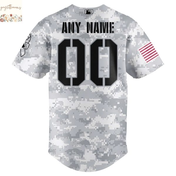 Personalized Gwinnett Stripers Military Appreciation Night 2025 Baseball Jersey