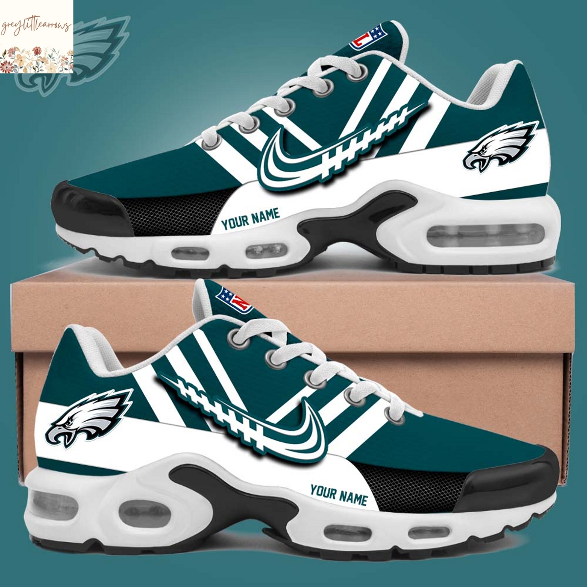 Personalized Philadelphia Eagles 2025 Air Max Plus Sneakers Personalized Philadelphia Eagles 2025 Air Max Plus Sneakers