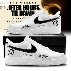 Personalized The Weeknd After Hours Till Dawn Tour 2025 Air Force 1 – White