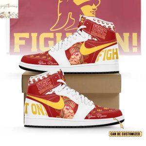 Personalized USC Trojans 2025 Air Jordan 1 High Top