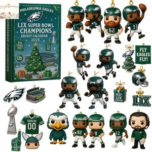 Philadelphia Eagles LIX Super Bowl Champions Advent Calendar 2025
