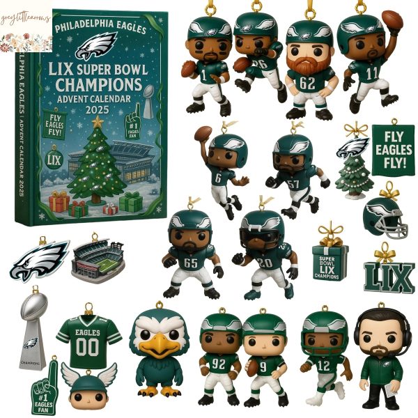 Philadelphia Eagles LIX Super Bowl Champions Advent Calendar 2025