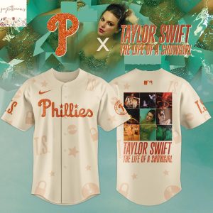 Philadelphia Phillies Taylor Swift The Life Of A Showgirl Album 2025 Baseball Jersey