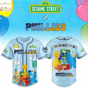 Phillies x Sesame Back to School Baseball Jersey