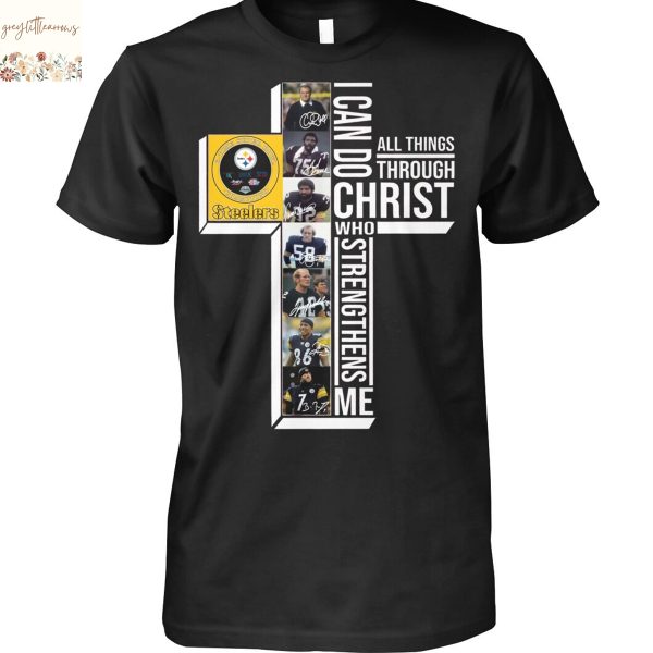 Pittsburgh Steelers 6 Times Super Bowl Champions Signature Unisex T-Shirt