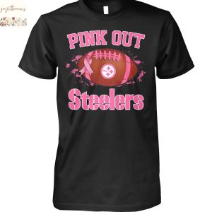Pittsburgh Steelers Pink Out Unisex T-Shirt