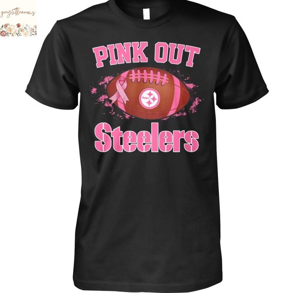 Pittsburgh Steelers Pink Out Unisex T-Shirt
